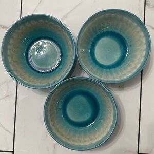 Baum Shibori 🌹dishwasher microwave safe China Soup salad bowl bundle dinnerware
